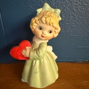 Vintage Figurine with Heart
